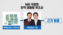 MB 국정원, 대북공작금으로 김대중·노무현 뒷조사 / YTN