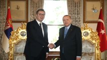 Cumhurbaşkanı Erdoğan, Sırbistan Cumhurbaşkanı Aleksandar Vuçiç ile Görüşüyor