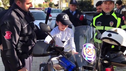 Lösemili Olcay'ın polis olma hayali - AYDIN