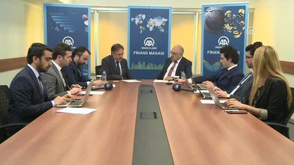 Tim Başkanı Büyükekşi, Aa Finans Masası'na Konuk Oldu (1)