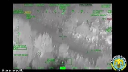 Atak Helikopterinin Terör Hedeflerini Vurma Anı