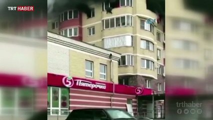 Rusya'da binada çıkan yangın faciaya yol açtı