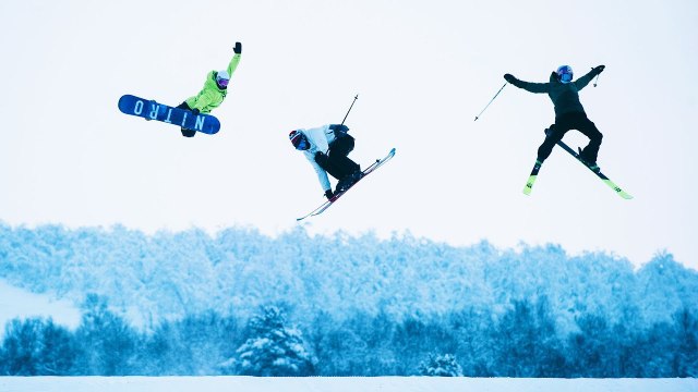 Marcus Kleveland, Jesper Tjäder and co shred a Norwegian snow park.