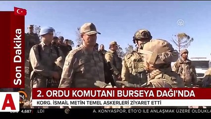 Korgeneral İsmail Temel Burseya Dağı�nda