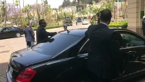 موكب الرئيس السيسي يغادر  مقر الإقامة في أديس أبابا