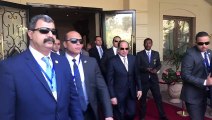 الرئيس السيسي يغادر مقر الإقامة في أديس أبابا