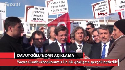 Davutoğlu: Sayın Cumhurbaşkanımız ile bir görüşme gerçekleştirdik