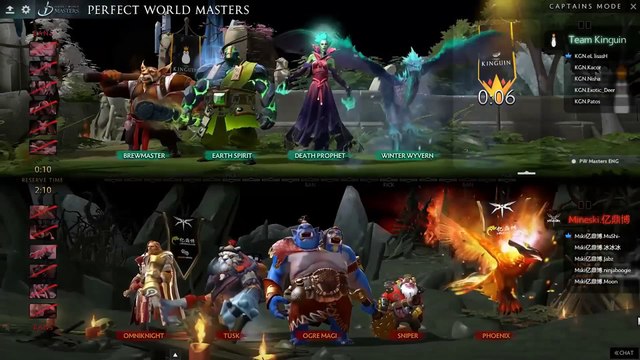 MINESKI vs KINGUIN - Perfect World Masters - Minor DOTA 2