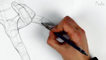 Graphite Pencil Demo - Tips on Drawing and Shading Hands