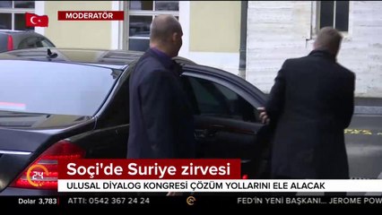 Toplantıya Suriyeli muhalifler ve terör örgütü PYD ise katılmıyor