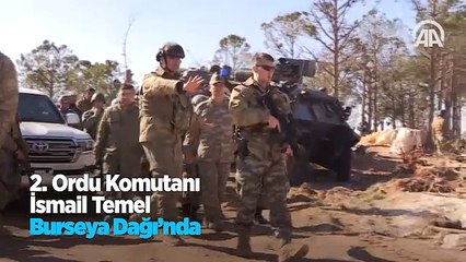 2. Ordu Komutanı Burseya Dağı'nda