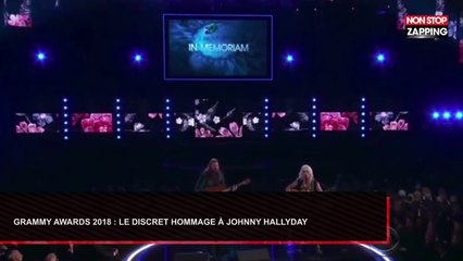 Johnny Hallyday : Le discret hommage au chanteur aux Grammy Awards 2018 (Vidéo)