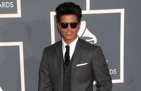 Bruno Mars honoured at Grammys