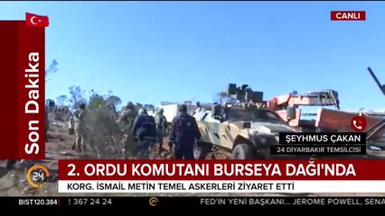 Korgeneral İsmail Temel Burseya Dağı'nda