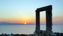 Naxos Greece - Portara Amazing Sunset HD