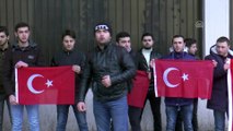 Gürcistan'da Zeytin Dalı Harekatı'na destek gösterisi - TİFLİS