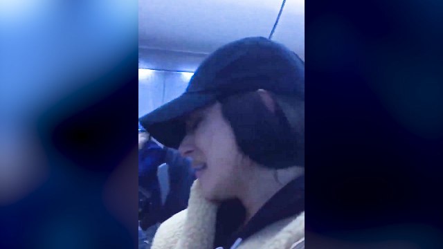 'You're harassing her': Co-passenger yells at American Airlines crew as they kick model off flight