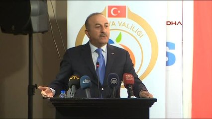 Antalya-Dışişleri Bakanı Çavuşoğlu Antalya'da Muhtarlara Hitap Etti