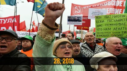 Russians Brave Icy Temperatures to Protest Putin and Election