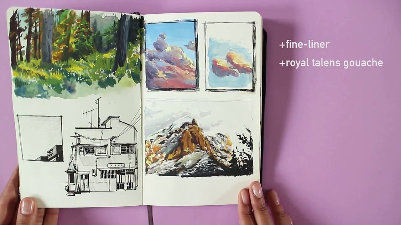 Moleskine Sketchbook Tour · Nov 16 - Apr 17 · semiskimmedmin