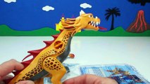 Playmobil FLAME DRAGON Toys & SECRET DRAGON FORT Castle Toy Video for Kids Toypals.tv