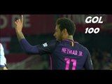 Neymar marca o seu CENTÉSIMO gol pelo Barcelona - Granada 1 x 4 Barcelona - La Liga 02/04/2017