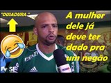 OLHA O QUE O FELIPE MELO DISSE AO SER CHAMADO DE MACACO. A MULHER DELE DEVE TER DADO PRO NEGÃO