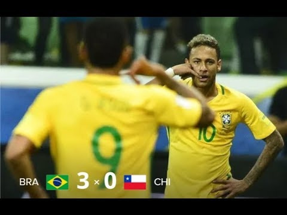 Brasil 3 x 0 Chile (COMPLETO) Melhores Momentos - BRASIL ELIMINA O CHILE - Eliminatórias da Copa