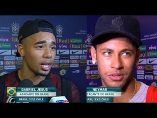 OLHA O QUE NEYMAR E GABRIEL JESUS FALARAM APÓS VITÓRIA DA SELEÇÃO ! BRASIL 3 X 0 CHILE