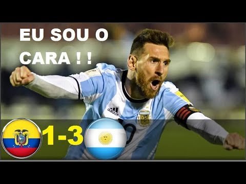 Equador 1 x 3 Argentina - Melhores Momentos - MESSI GARANTIU A VAGA - Eliminatórias da Copa 2018