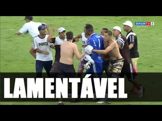 OLHA A CONFUSÃO APÓS REBAIXAMENTO DA PONTE PRETA - VANDALOS QUEBRARAM TUDO