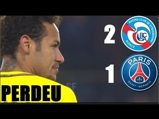 Strasbourg 2 x 1 PSG - Melhores Momentos - PRIMEIRA DERROTA DE NEYMAR NO CAMPEONATO FRANCÊS 2017