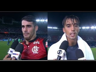 OLHA O QUE CÉSAR E FELIPE VIZEU FALARAM APÓS CLASSIFICAÇÃO DO FLAMENGO PARA A FINAL