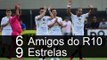 Amigos do Ronaldinho 6 x 9 Estrelas - Melhores Momentos - Amistoso dos amigos do R10 (10/12/217)
