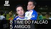 Time do falcão 8 x 5 Amigos - (com Júlio Cocielo e Anão Pedrinho) - Melhores Momentos - 11/12/2017