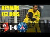Rennes 1 x 4 PSG - Melhores Momentos - NEYMAR VOLTOU E FEZ DOIS GOLS - Campeonato Francês 2017