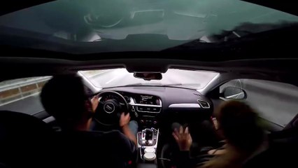 Il perd le contrôle de son Audi A4 à 140 km/h