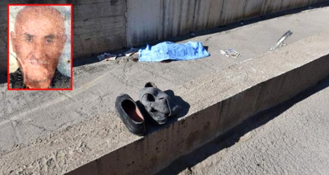Yürek Yakan Kare! Kazada Ölen Yaşlı Amcadan Geriye Ayakkabısı ve Beresi Kaldı
