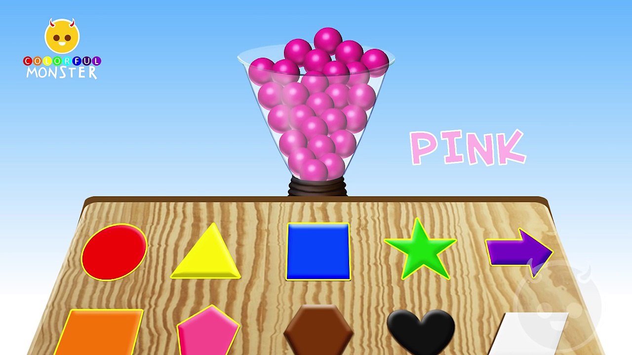 Learn Colors with Wooden Blocks Toys - Colors and Shapes Videos for Children