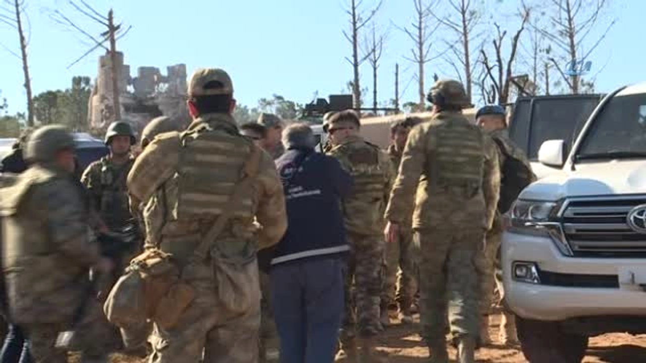 2. Ordu Komutanı Korgeneral İsmail Temel Burseya Dağı'nda