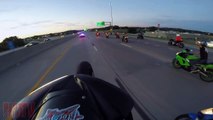 Bike VS Cop Chase Motorcycle Riding Long Wheelie Messing With Cops Highway Patrol Chases Bikers 2016