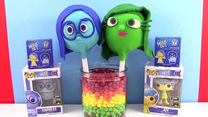 Disney Inside Out Play Doh Lollipops -Sadness Disgust Shopkins, Cus Kitties, Unicorno Frenzies