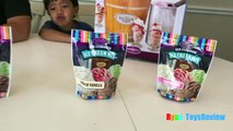 ICE CREAM MAKER Machine! Makes REAL YUMMY ICE CREAM treats with Ryan ToysReview and Spiderman toy