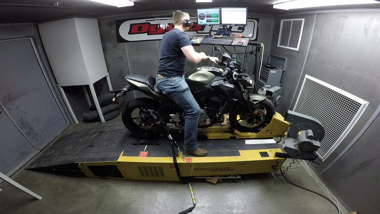 2018 Kawasaki Z650 Dyno Video Review