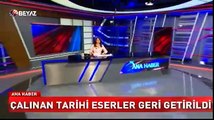 Çalınan tarihi eserler geri getirildi