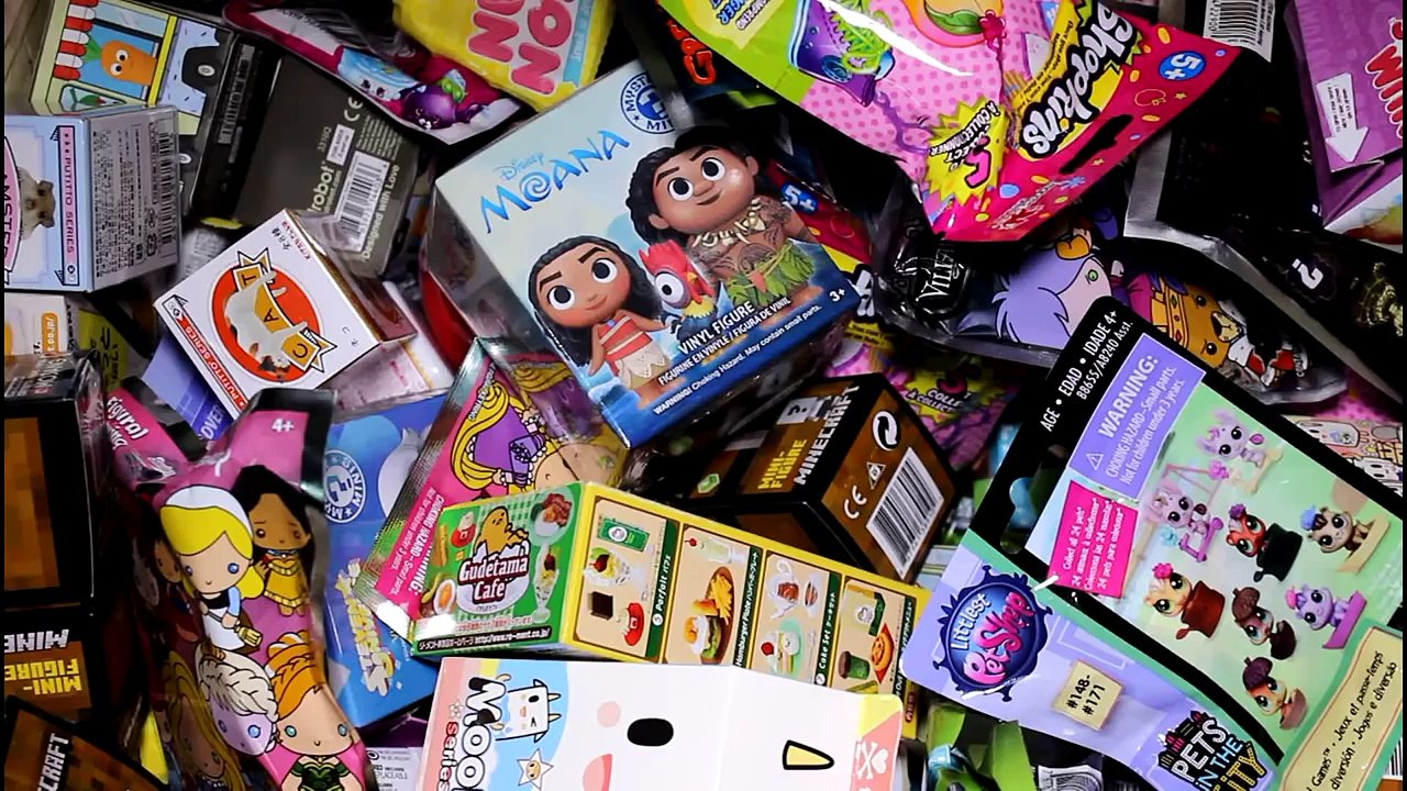 Random Blind Bag Box Episode #161 - Surprizamals, Moana, Minecraft, Shopkins Happy Places, Disney