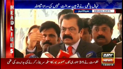 Headlines 1400 1st February 2018