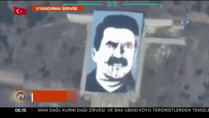 Afrin'deki PKK elebaşı "Öcalan Anıtı" SİHA ile imha edildi