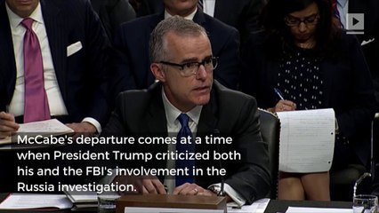 FBI Deputy Director Andrew McCabe Stepping Down