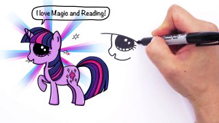 How to Draw My Little Pony Twilight Sparkle Cute Step by step